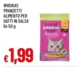 Famila Whiskas Pranzetti offerta