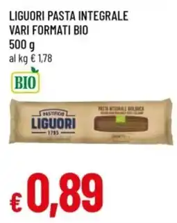 Famila Pasta integrale bio Liguori offerta