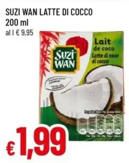 Famila Suzi Wan latte di cocco offerta