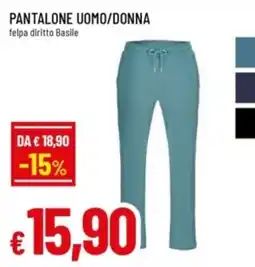 Famila Pantaloni uomo/donna felpa diritto Basile offerta