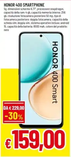 Famila Honor 400 Smartphone offerta