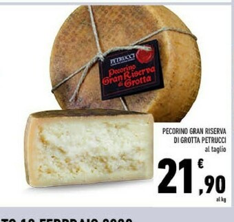 Conad Pecorino gran riserva di grotta offerta