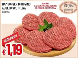 Famila Hamburger di bovino adulto Scottona offerta