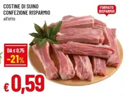 Famila Costine di suino offerta