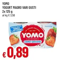 Famila Yomo yogurt magro vari gusti offerta