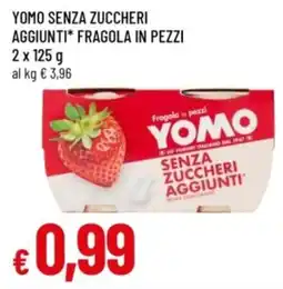 Famila Yomo fragola in pezzi offerta
