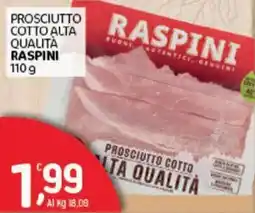 Crai Prosciutto cotto alta qualità Raspini offerta