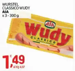 Crai Wurstel classico Wudy AIA offerta