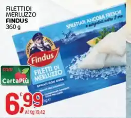 Crai Filetti di merluzzo Findus offerta