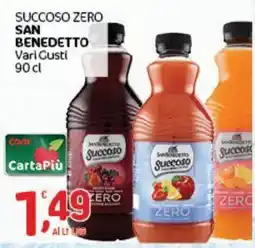 Crai Succoso zero San Benedetto offerta