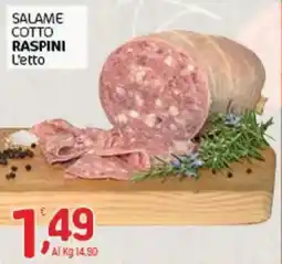 Crai Salame cotto Raspi offerta
