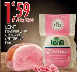 Crai Lenti prosciutto cotto affettatissimo offerta
