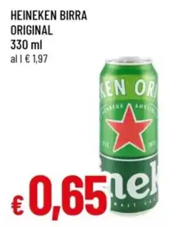 Famila Heineken birra original offerta