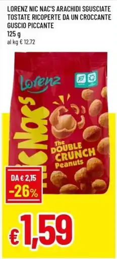 Famila Lorenz Nic Nac's Arachidi Sgusciate offerta