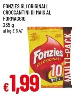 Famila Fonzies gli originali croccantini di mais al formaggio offerta