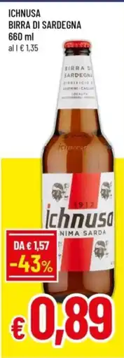 Famila Ichnusa birra di Sardegna offerta