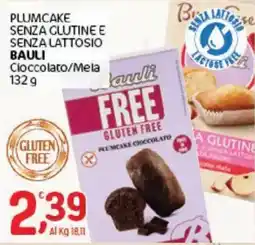 Crai Plumcake senza glutine e senza lattosio Bauli offerta