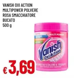 Famila Vanish Oxi Action polvere rosa smacchiatore bucato offerta