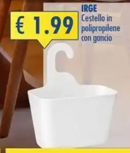 Magika Shop IRGE Cestello in polipropilene con gancio offerta