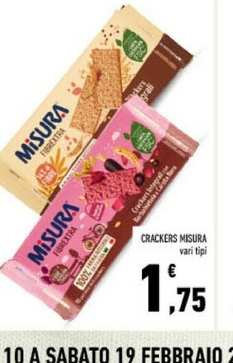 Conad Crackers offerta