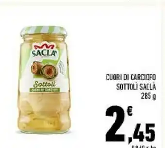 Conad Sottoli cuori di carciofi offerta