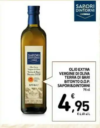 Conad Conad - olio extra vergine di oliva dop 750 g(ml) offerta