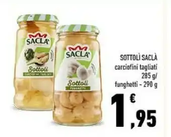 Conad Sottolì carciofini tagliati 285 g(ml) offerta