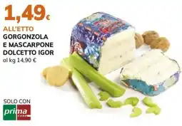Basko Gorgonzola e mascarpone dolcetto Igor offerta