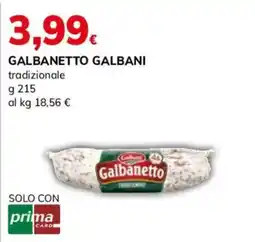 Basko Galbanetto Galbani tradizionale offerta