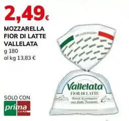 Basko Mozzarella fior di latte Vallelata offerta