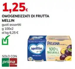 Basko Omogeneizzati di frutta Mellin offerta