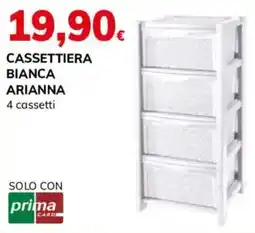 Basko Cassetiera bianca Arianna offerta