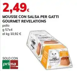 Basko Mousse con salsa per gatti Gourmet Revelations offerta