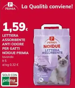 Basko Lettiera assorbente anti odore per gatti Noidue Primia offerta