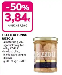 Basko Filetti di tonno Rizzoli offerta