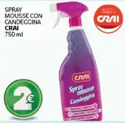 Crai Spray mousse Candeggina Crai offerta