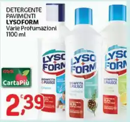 Crai Detergente pavimenti Lysoform offerta