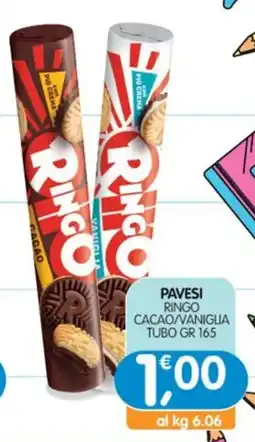 Le Delizie del Sud Pavesi Ringo Cacao/Vaniglia offerta