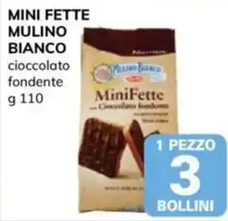 Basko Mini Fette Mulino Bianco cioccolato fondente offerta