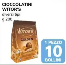 Basko Cioccolatini Witor's Golden offerta