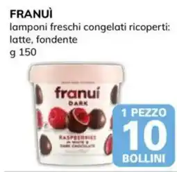 Basko Franuì lamponi freschi congelati ricoperti offerta