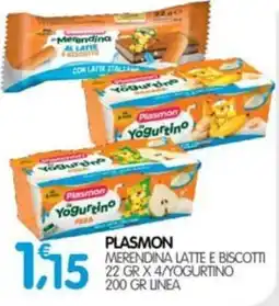 Le Delizie del Sud Plasmon Merendina Latte e Biscotti offerta