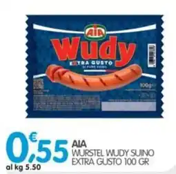 Le Delizie del Sud AIA WURSTEL WUDY SUINO EXTRA GUSTO offerta