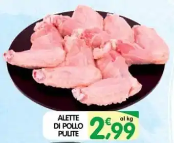 Alette di pollo pulite