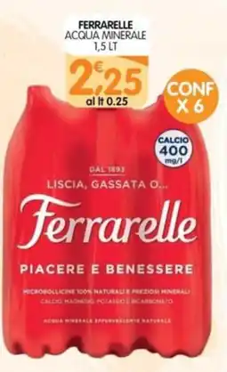 Le Delizie del Sud Ferrarelle acqua minerale offerta