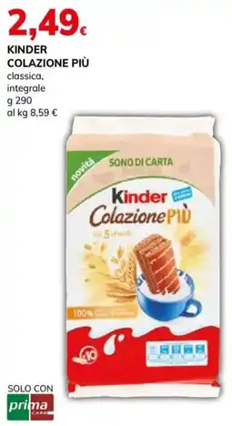 Basko Kinder Colazione Più offerta