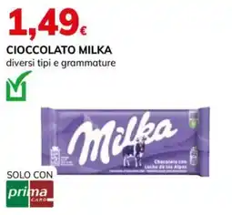 Basko Cioccolato Milka offerta