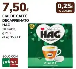Basko Cialde caffè decaffeinato Hag offerta