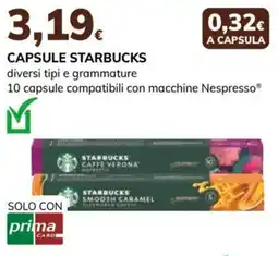 Basko Capsule Starbucks offerta