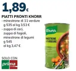 Basko Piatti Pronti Knorr offerta